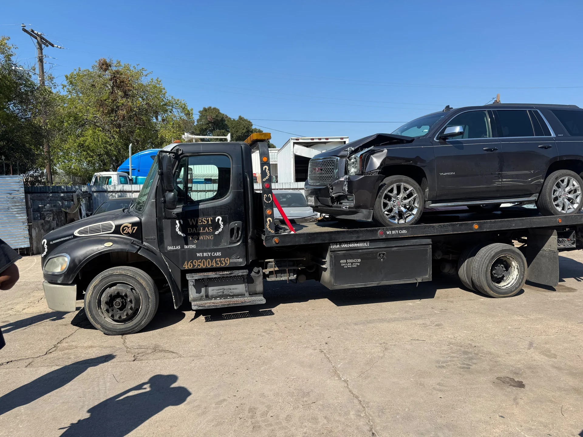Accident Recovery Dallas TX - Emergency Collision Towing and Winching Accident recovery and collision towing response in Dallas TX